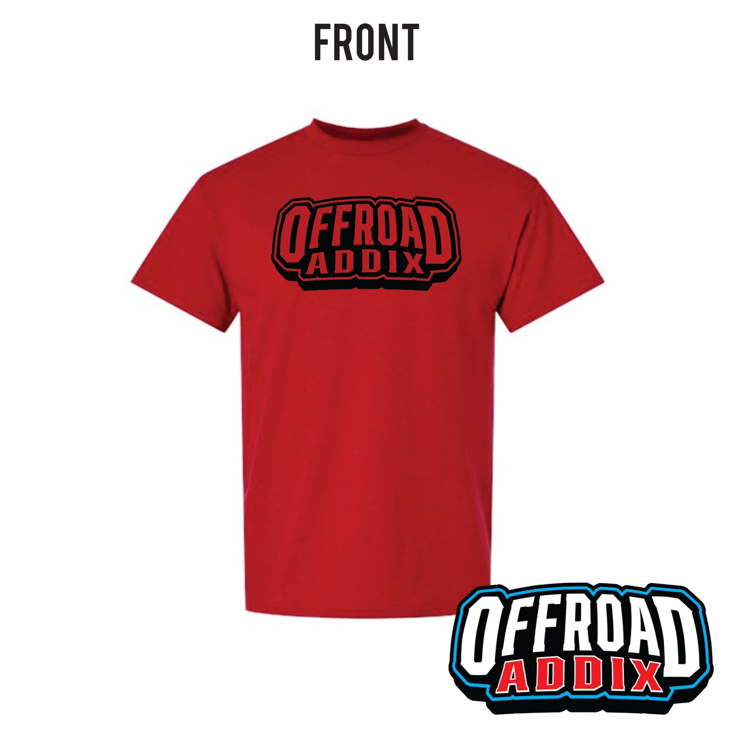 Short Sleeve Tee Flag - Red