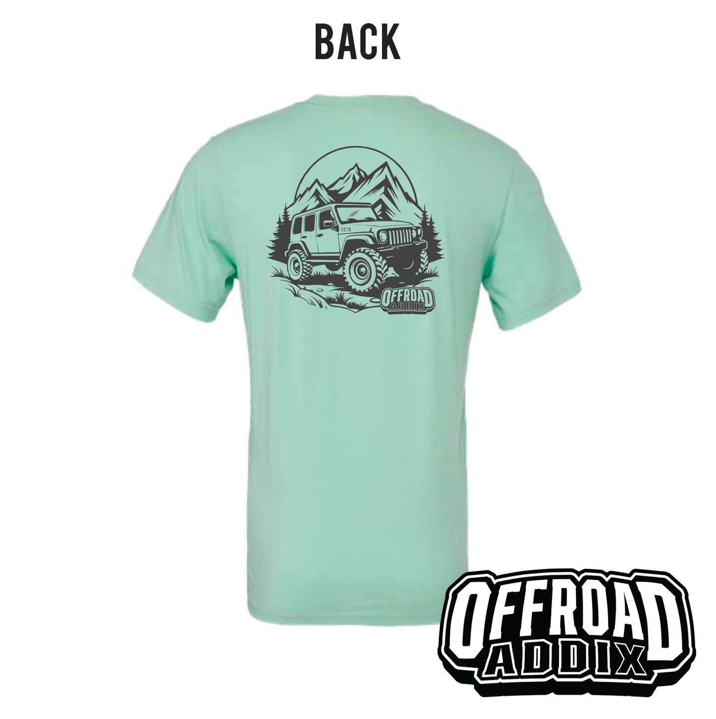Bella Canvas Tee, Jeep Mtn - Mint
