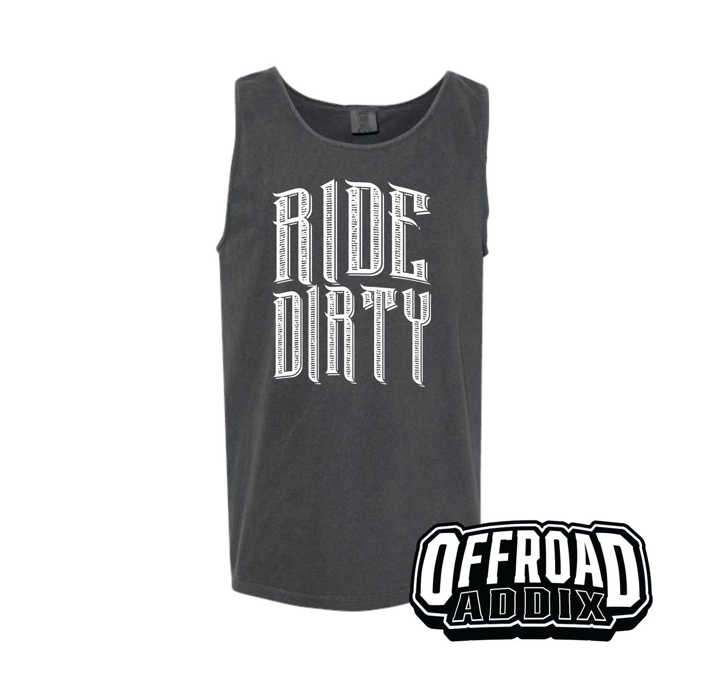 Comfort Color Tank Top Ride Dirty - Pepper