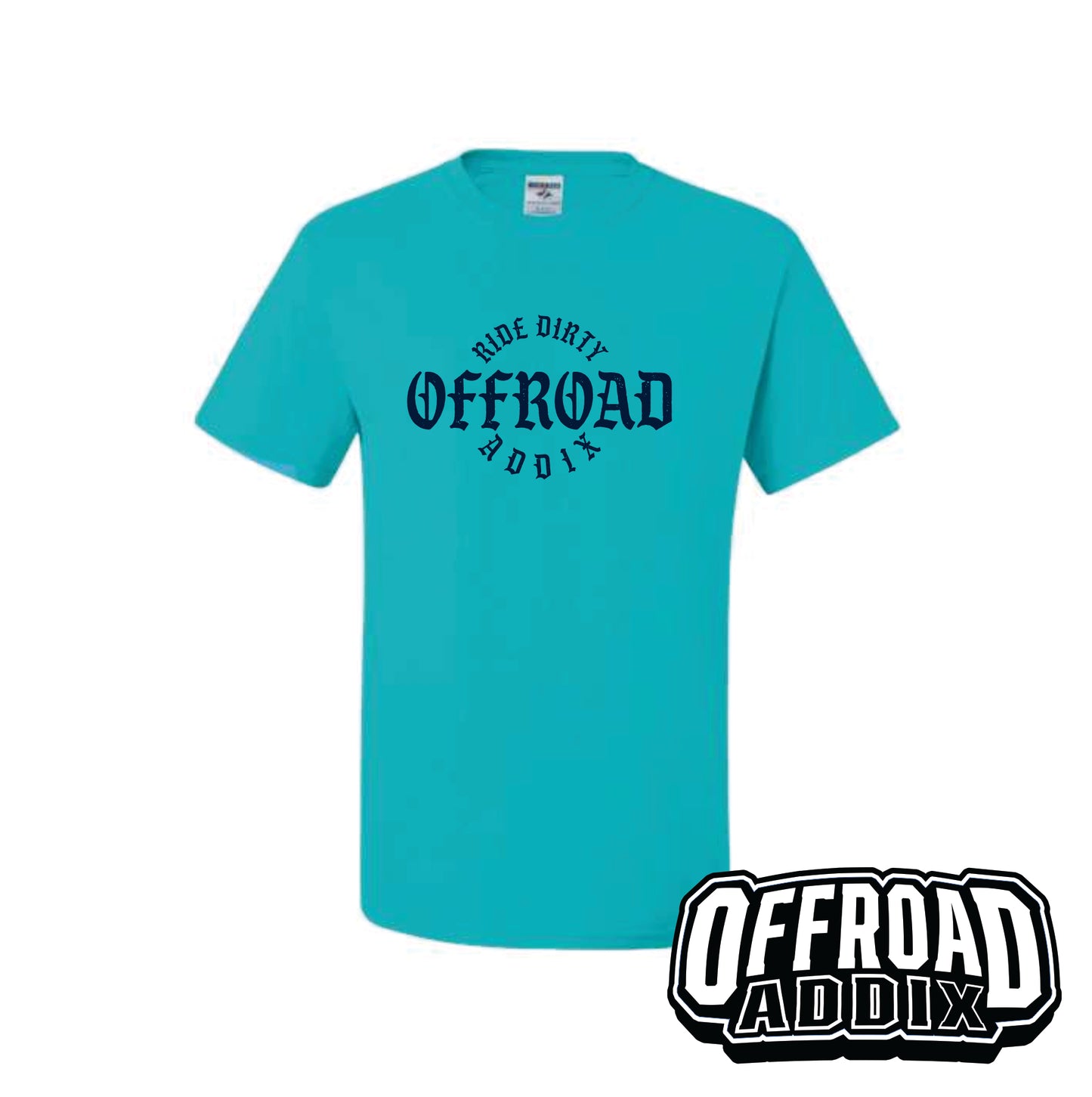Short Sleeve Tee, Offroad Addix Cir - California Blue