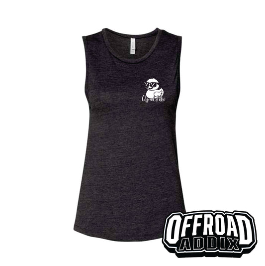 Bella Canvas Wmns Tank Top, Rubber Duck - Dark Grey Heather
