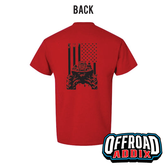 Short Sleeve Tee Flag - Red