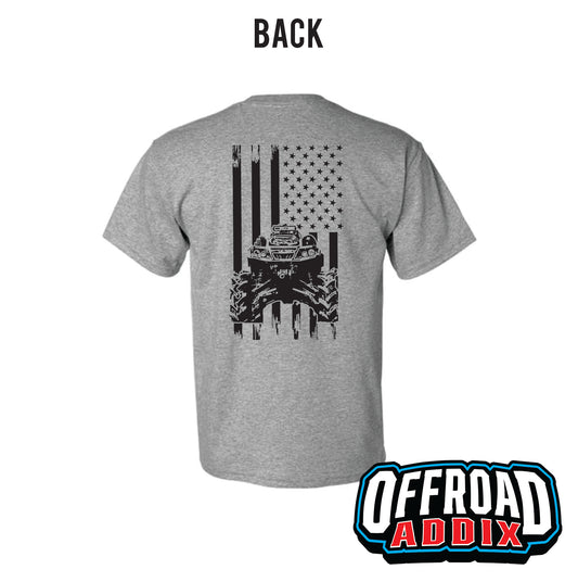 Short Sleeve Tee Flag - Sport Grey
