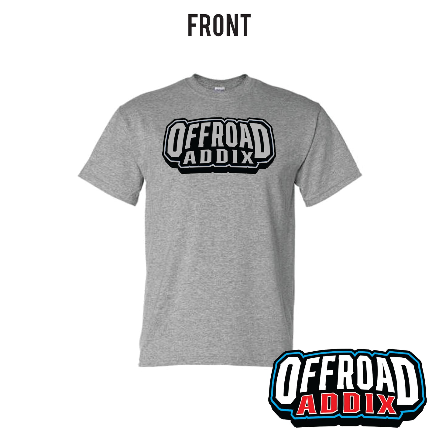 Short Sleeve Tee Flag - Sport Grey