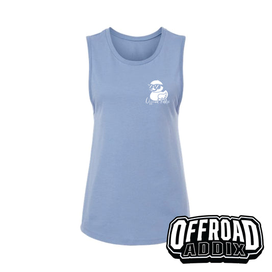 Bella Canvas Wmns Tank Top, Rubber Duck - Lavender Blue