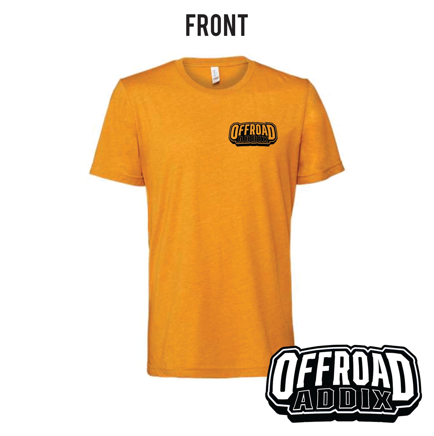 Bella Canvas Tee, Ride Dirty 2 - Marmalade