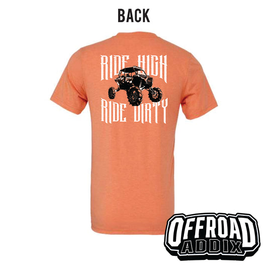 Bella Canvas Tee, Ride High - Orange