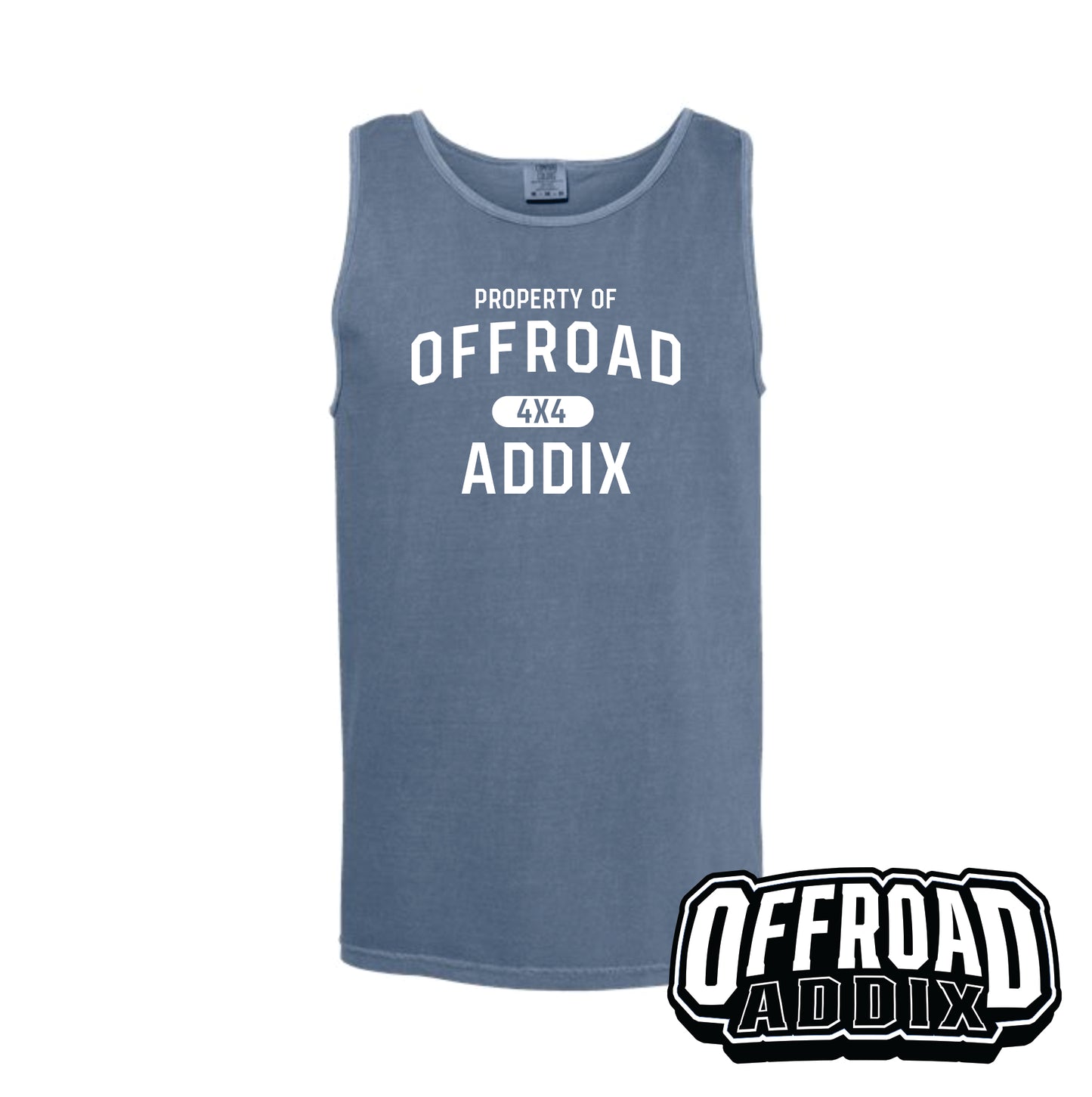 Comfort Color Tank Top, Property of - Blue Jean