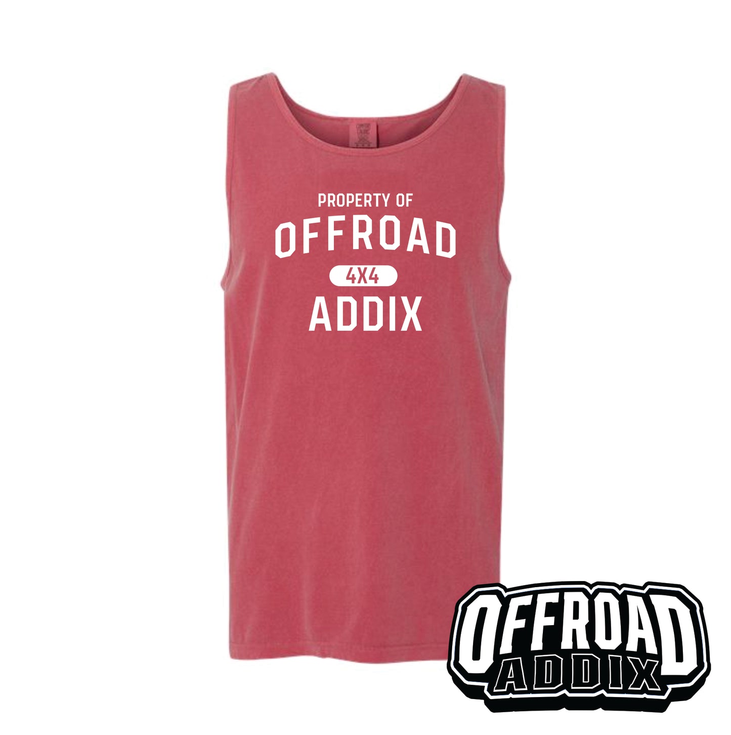 Comfort Color Tank Top, Property of - Crimson