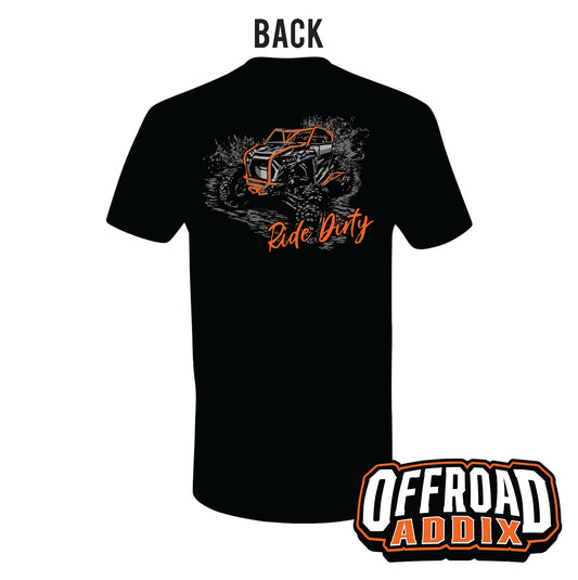 Bella Canvas Tee, Ride Dirty New - Black