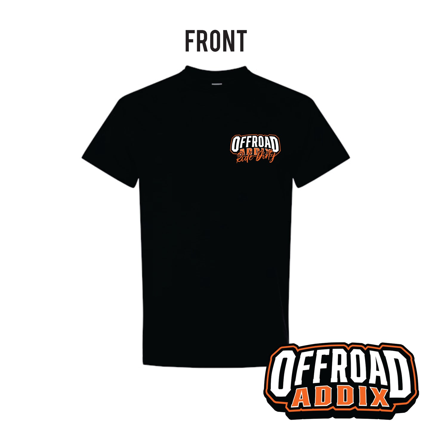 Bella Canvas Tee, Ride Dirty New - Black