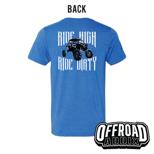 Bella Canvas Tee, Ride High - Royal