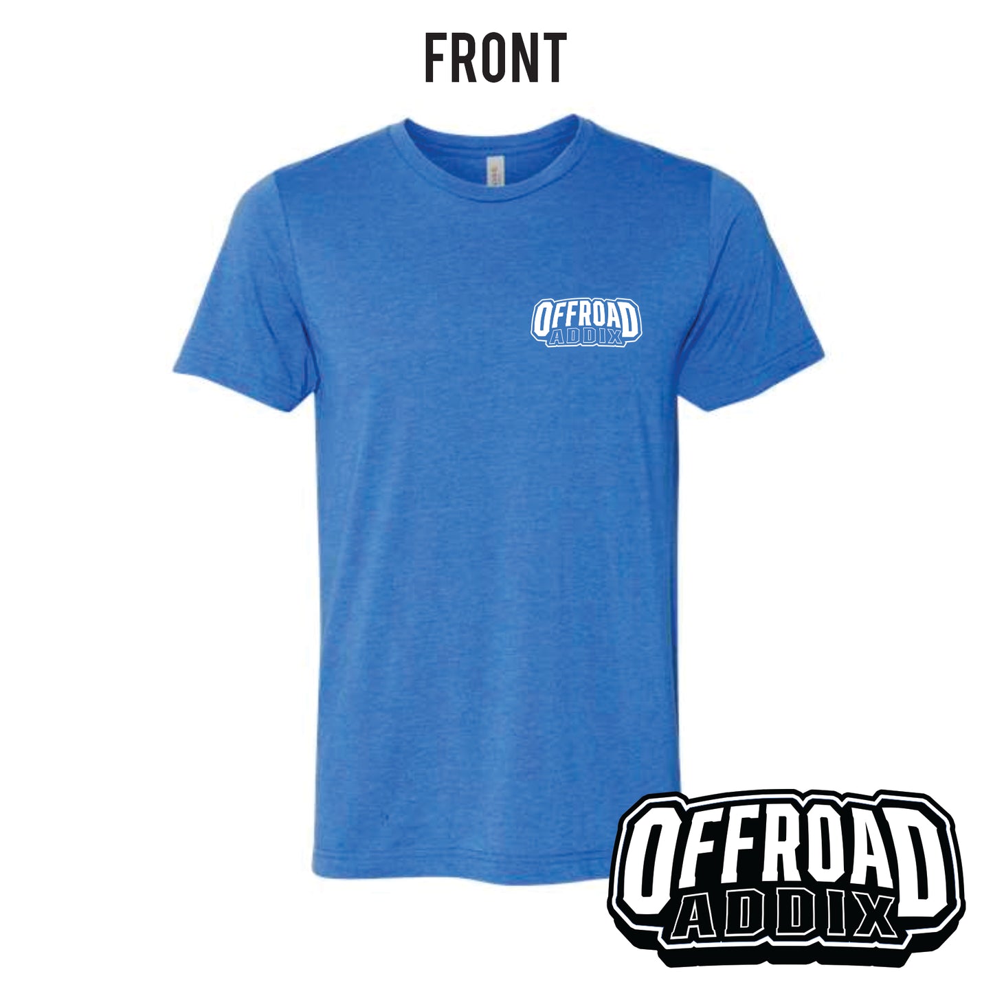 Bella Canvas Tee, Ride High - Royal