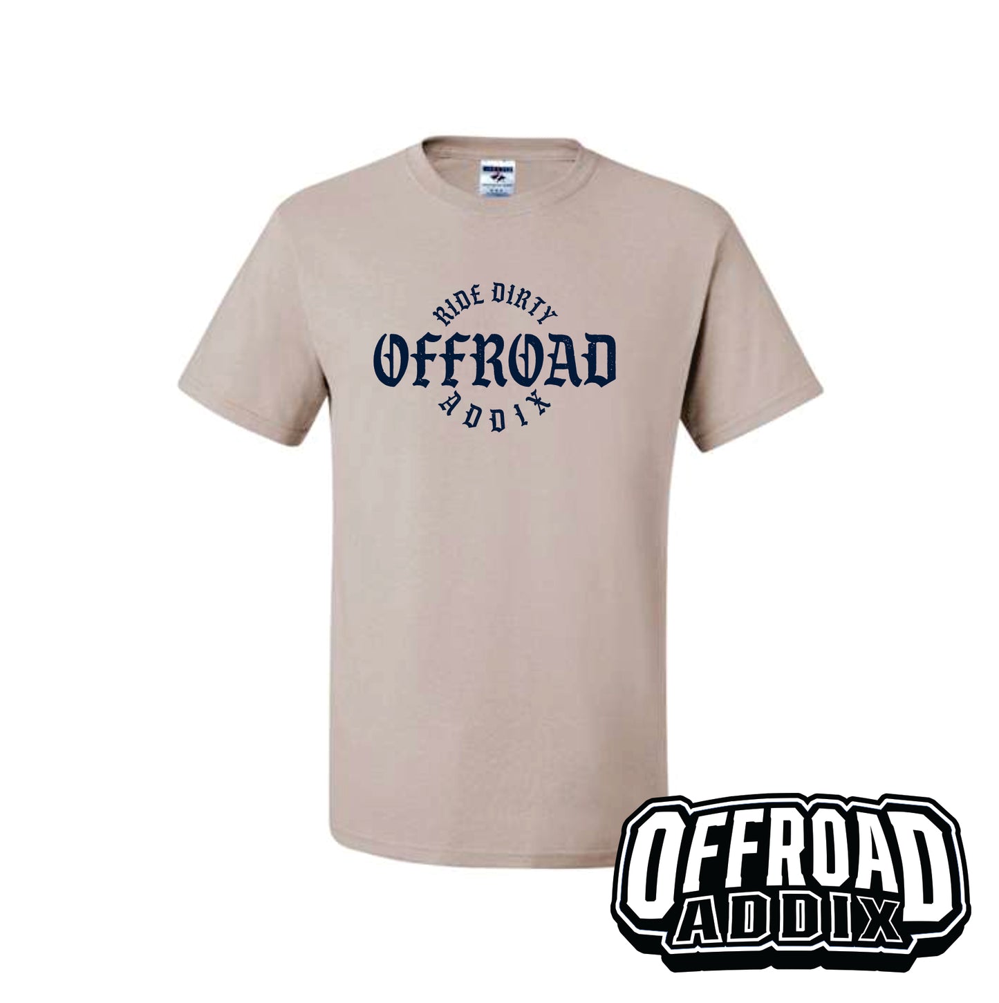 Short Sleeve Tee, Offroad Addix Cir - Sandstone